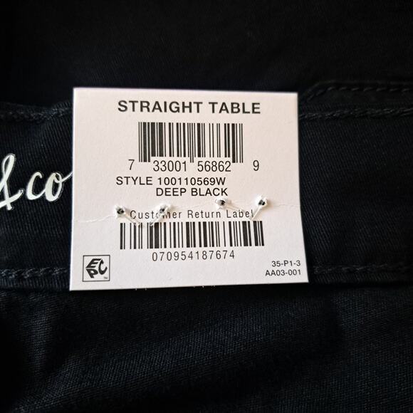 Style & Co Straight Leg Mid Rise Jeans - Picture 6 of 9
